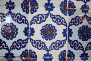 Tiles Inside the Blue Mosque